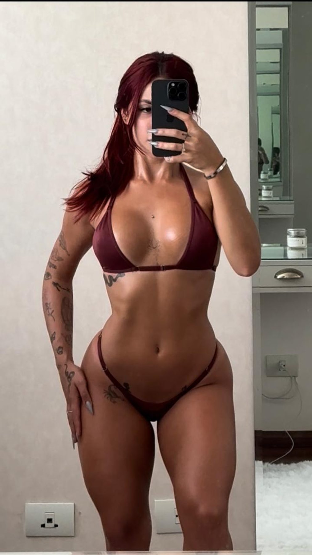 Conjunto Marsala sem Bojo