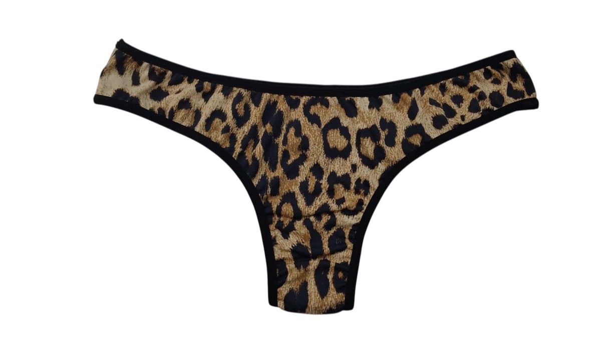 Calcinha Cris Onça com Preto