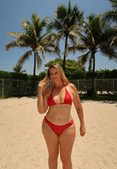 Conjunto Cris Vermelho sem Bojo