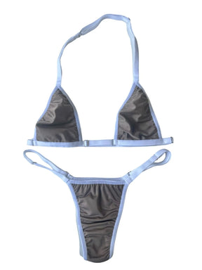 Conjunto Marrom com branco sem Bojo