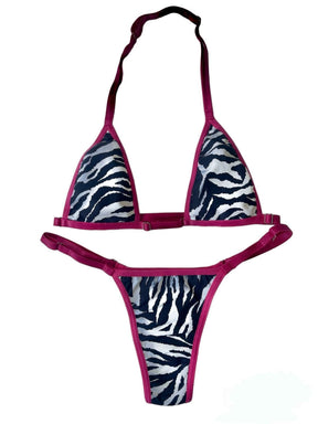 ConjuntoZebra com Rosa sem Bojo